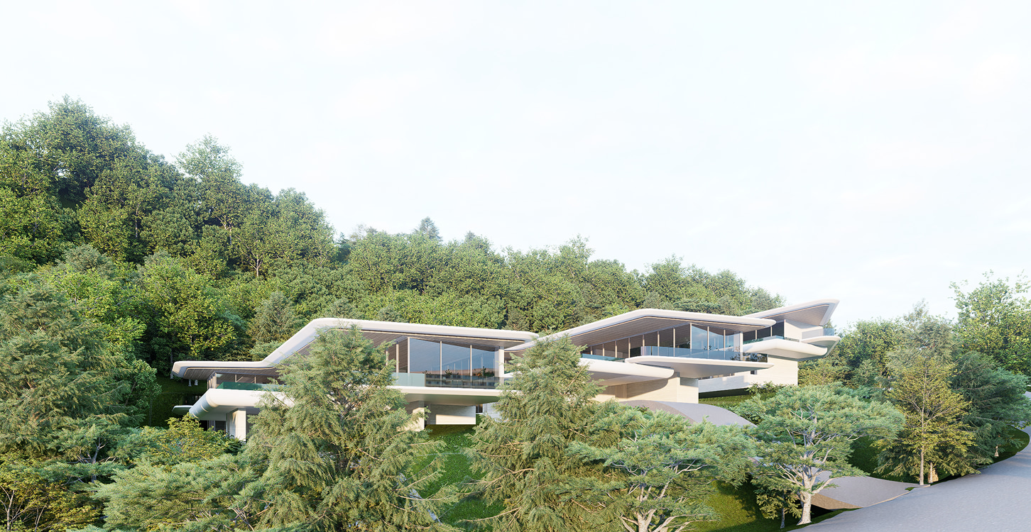 실시간 트로피컬 모더니즘: 웰니스 호텔 G 여정 D5 Render
