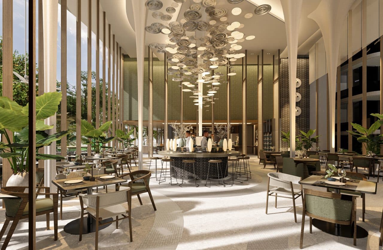 สรรค์สร้างสถาปัตยกรรมเขตร้อนร่วมสมัย (Tropical Modernism)ได้แบบเรียลไทม์ : เส้นทางการรังสรรค์ Wellness Hotel G ผ่าน D5 Render