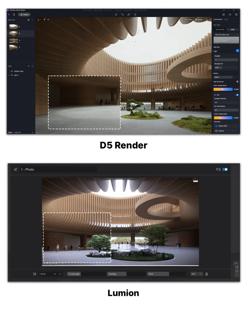 Lumion 대 D5 Render: 건축가를 위한 더 나은 선택은?