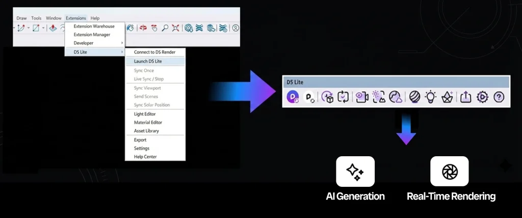 Introducing D5 Lite: AI Rendering & Instant Visualization for SketchUp