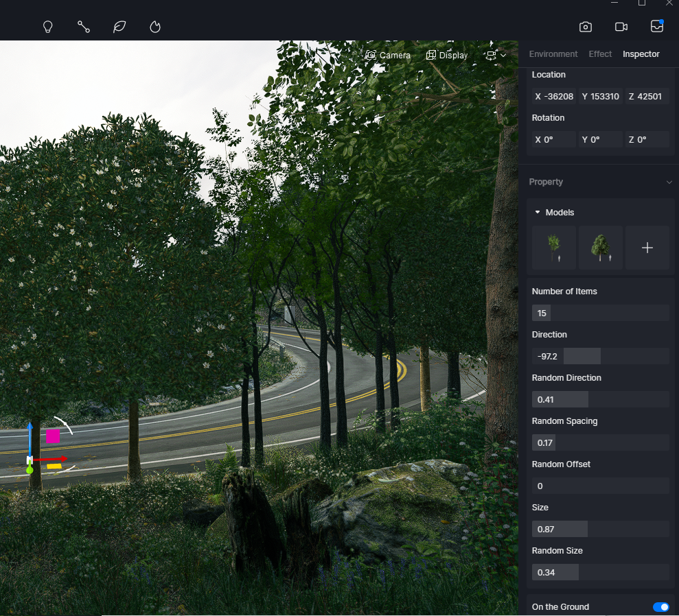 Adjustments in D5 Render
