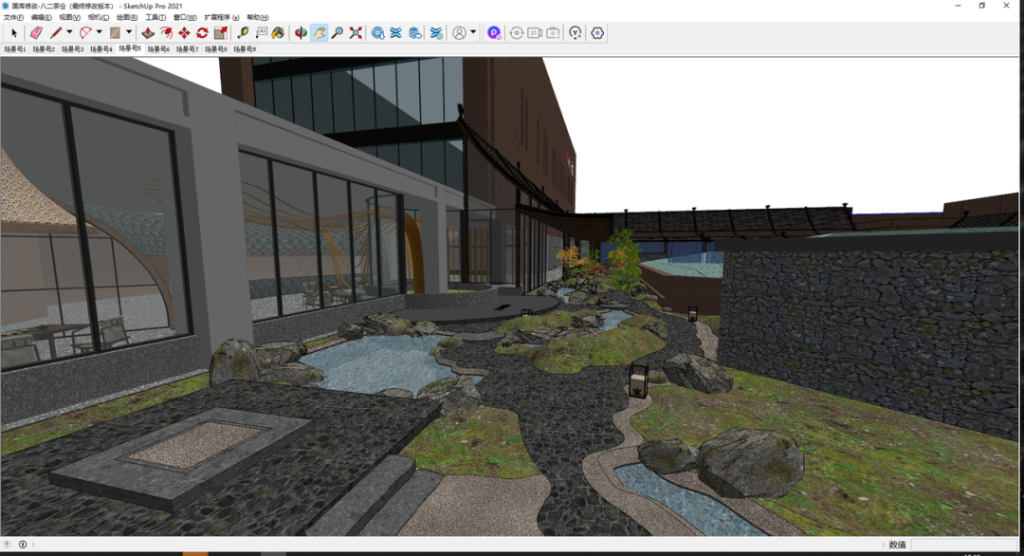 How SketchUp landscape design benefits from real-time rendering