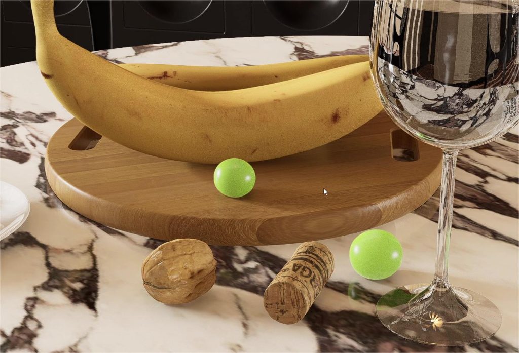 Real-time raytracing close to Vray for interior design | GI, SSS anddynamic assets